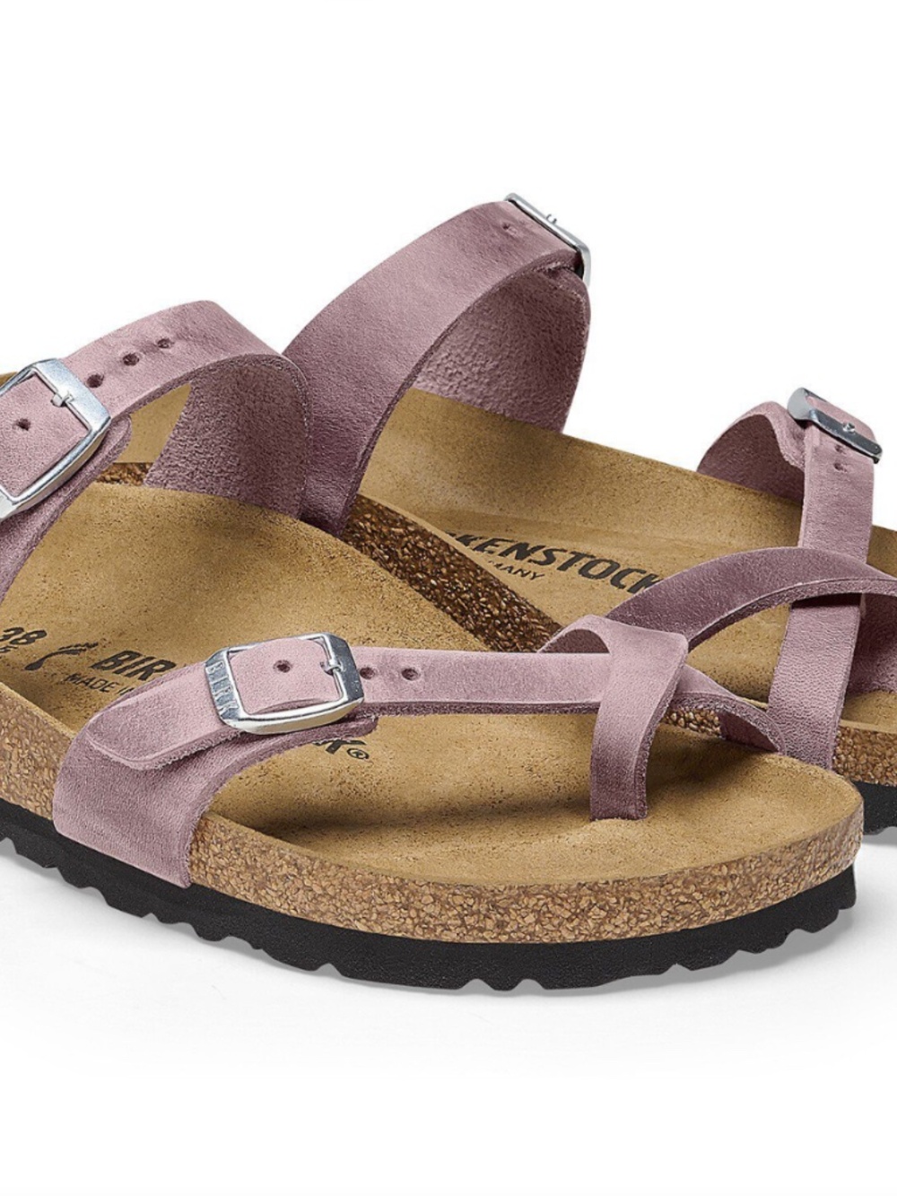 BIRKENSTOCK Mayari Oiled Leather, Lavender, Size 40
